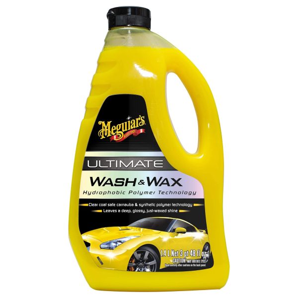 SHAMPOO CON CERA ULTIMATE WASH & WAX MEGUIAR'S 1.4 LT