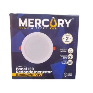 PANEL LED REDONDO INCRUSTAR 12W