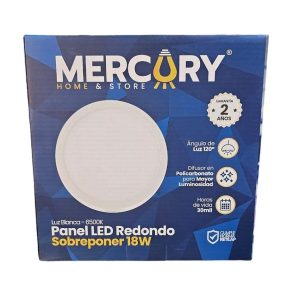 PANEL LED REDONDO SOBREPONER 18W 8"
