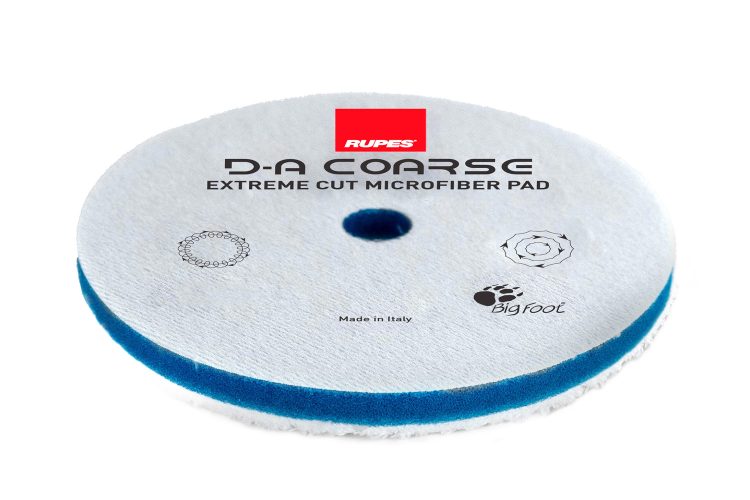 RUPES PAD MICROFIBRA - CORTE ALTO AZUL PARA ROTO ORBITAL 3“
